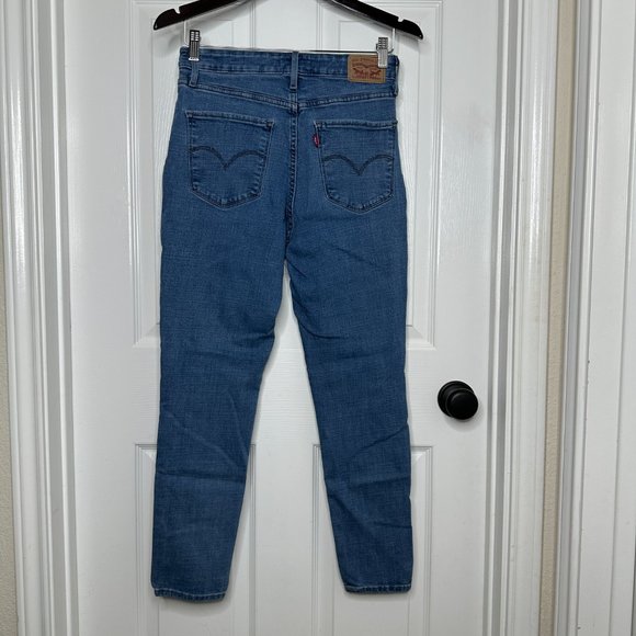 WOMEN'S LEVIS 721 HIGH RISE SKINNY JEANS W29 L28 - Picture 6 of 14